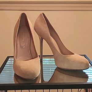 Sergio Rossi Suede Platform Pumps, SZ 38